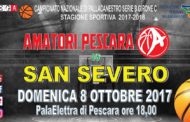 Serie B girone C 2017-18: big match a Pescara tra Amatori Pescara e Cestistica San Severo