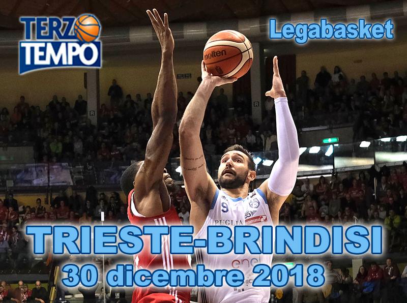 Lega A PosteMobile 13^giornata 2018-19: una perfetta Happy Casa Brindisi batte l'Alma Trieste riviviamo la gara in Terzo Tempo