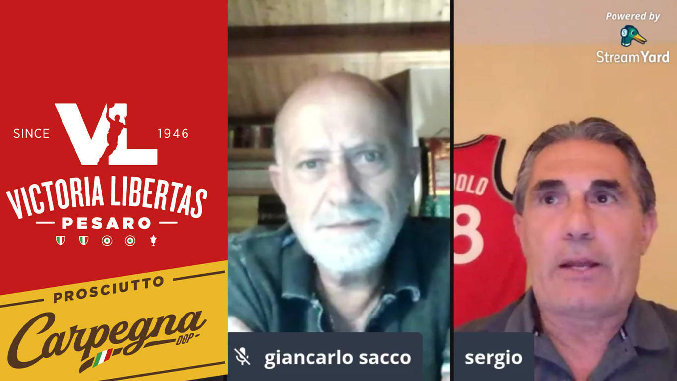 LBA Legabasket 2019-20: la VL Pesaro festeggia il 30° anniversario del suo secondo scudetto con Giancarlo Sacco e Sergio Scariolo