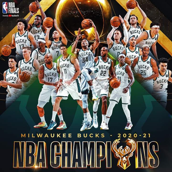 NBA Playoffs Finals #Gara6 2021: i Milwaukee Bucks nella storia, battuti Phoenix Suns 105-98 e campioni NBA con super Giannis Antetokounmpo