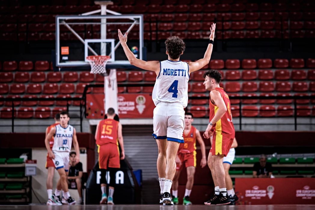 Eurobasket U18M 2022: pronto riscatto Italbasket contro il fanalino Montenegro e si qualifica come seconda per i 2nd Round.