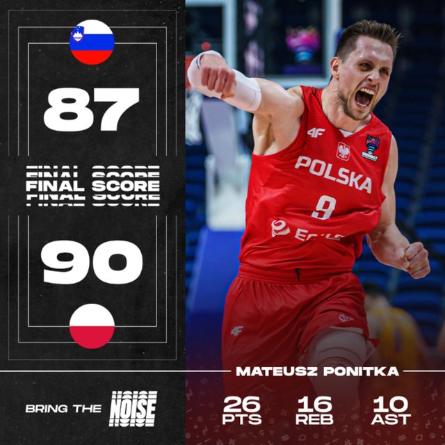 FIBA EuroBasket 2022 1/4F Day2: storica tripla doppia di Mateusz Ponitka, e la Polonia elimina la Slovenia di Doncic