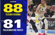 LBA UnipolSai 13ª andata 2022-23: seconda vittoria di fila per Verona, una battagliera Trieste cede 88-81